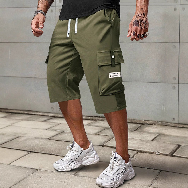 Clara Zambrano | Pantalones capri cargo con cordón