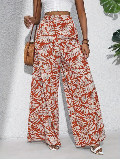 Bold Print Trousers