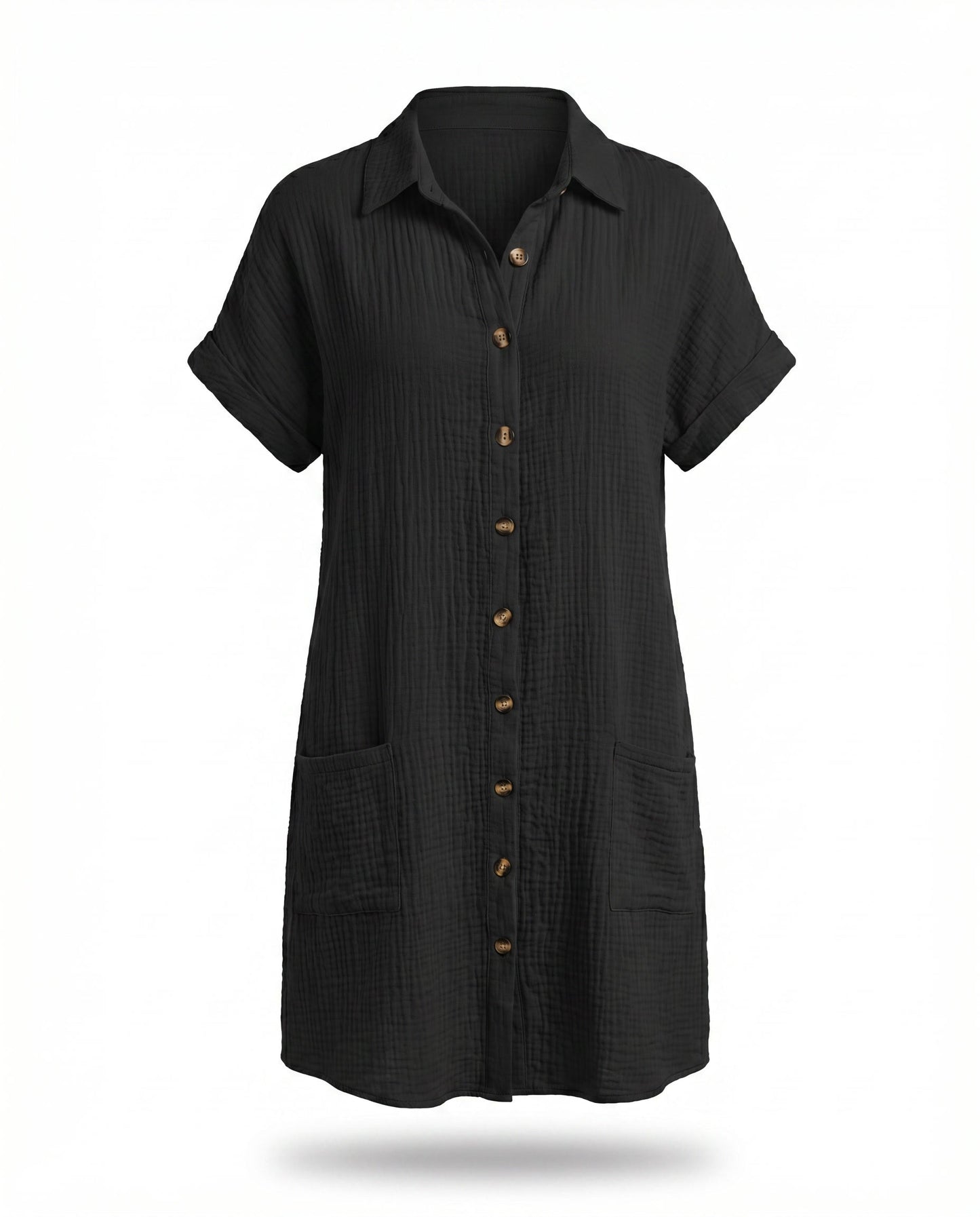 Pluma | Vestido Camisa Casual y Ligero para Mujer