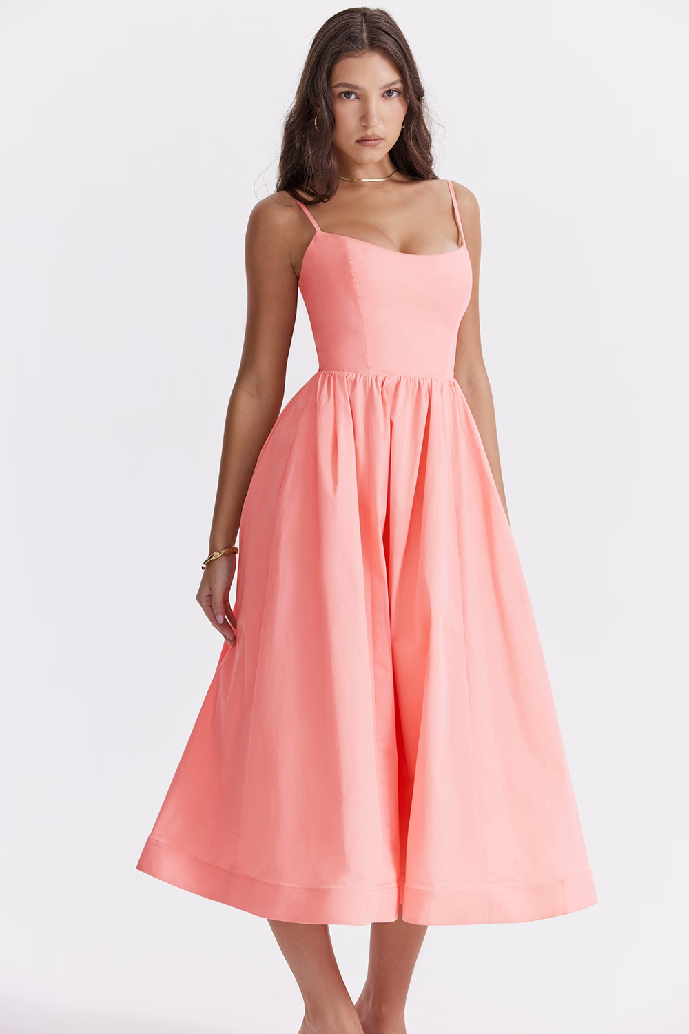 Sommerfeld | Elegantes Korsett Sommer Midi Kleid