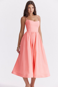 Sommerfeld | Elegantes Korsett Sommer Midi Kleid