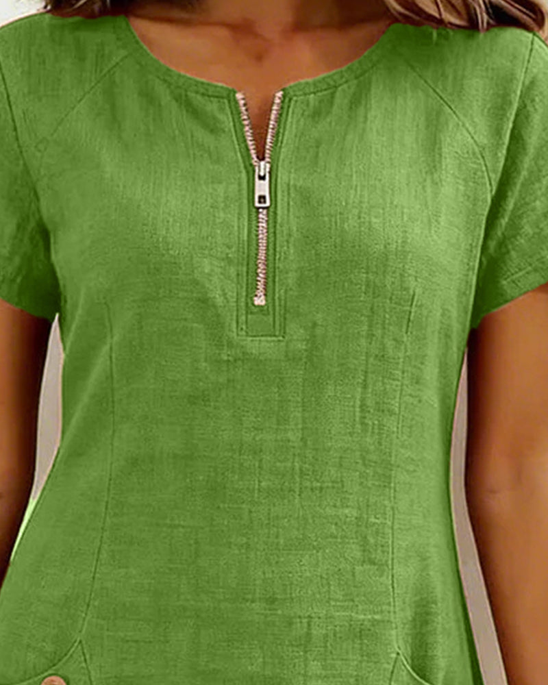 Sommerfeld | Leinenkleid in A-Linie