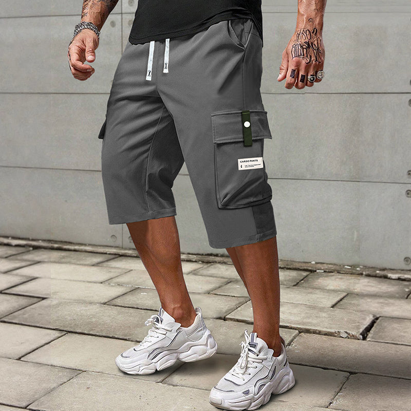 Clara Zambrano | Pantalones capri cargo con cordón