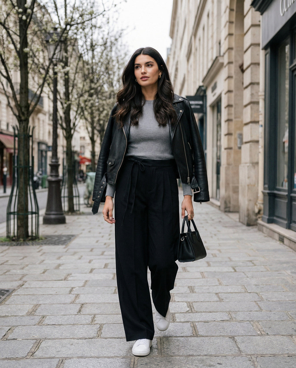 Paula | Pantalón Fluido de Cintura Alta para Mujer