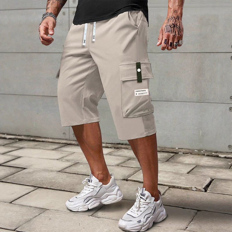 Clara Zambrano | Pantalones capri cargo con cordón