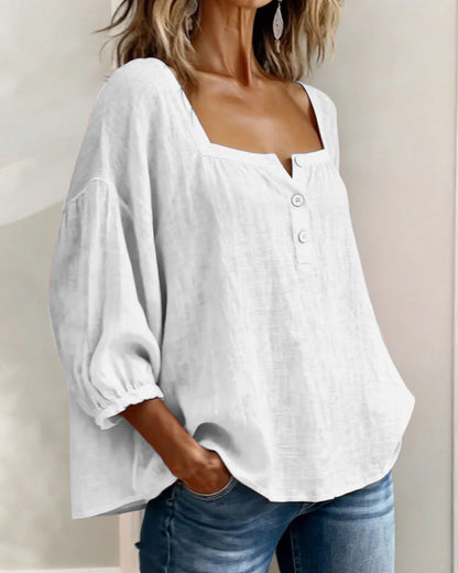 Blusa de escote cuadrado
