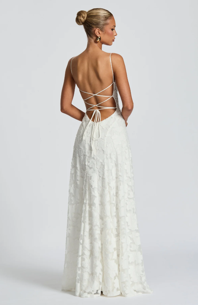 Sommerfeld | Elegantes Spitzen Maxi Kleid
