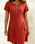 Sommerfeld | Leinenkleid in A-Linie