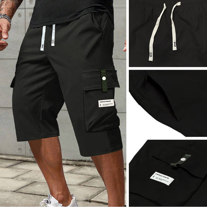 Clara Zambrano | Pantalones capri cargo con cordón