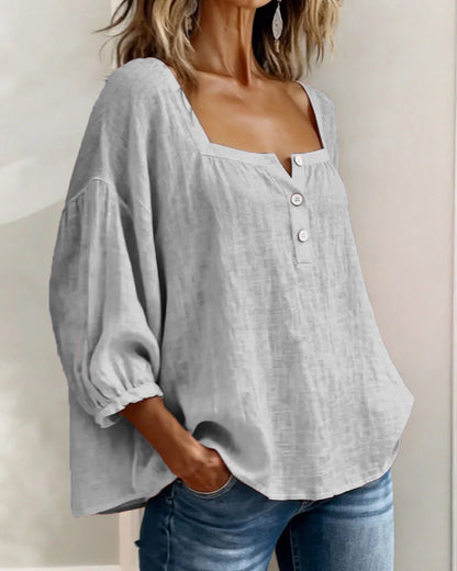Blusa de escote cuadrado