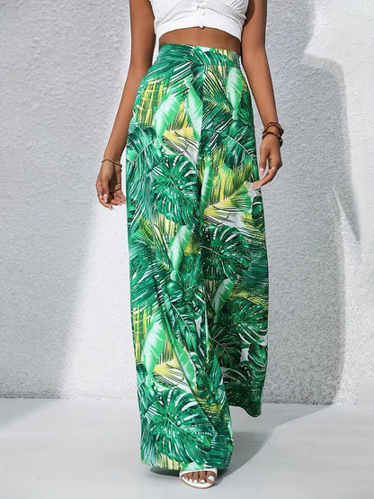 Bold Print Trousers