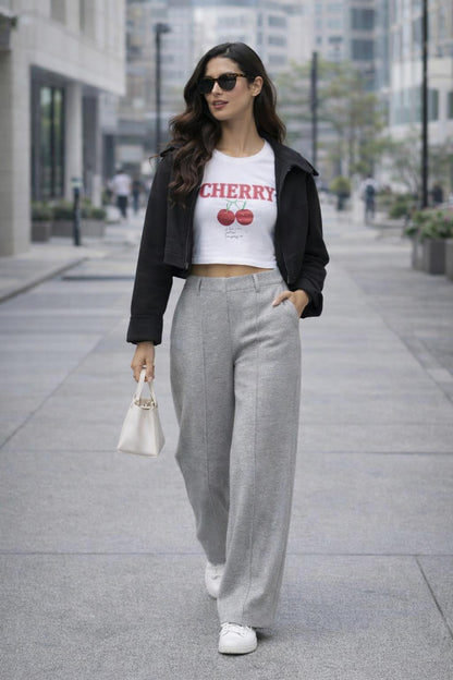 Miranda | Pantalón Elegante de Pierna Ancha