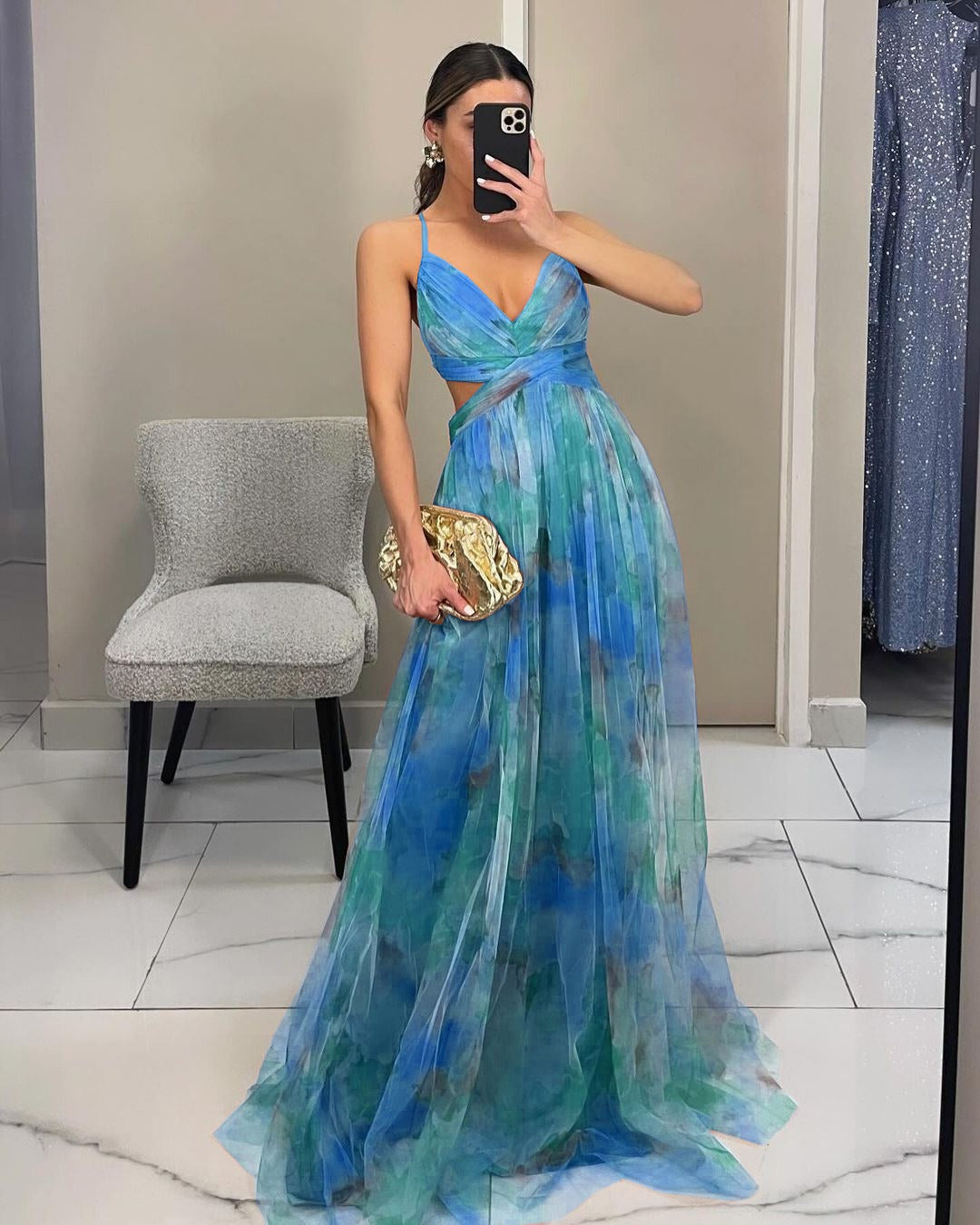 Sommerfeld | Chiffon Maxi Kleid