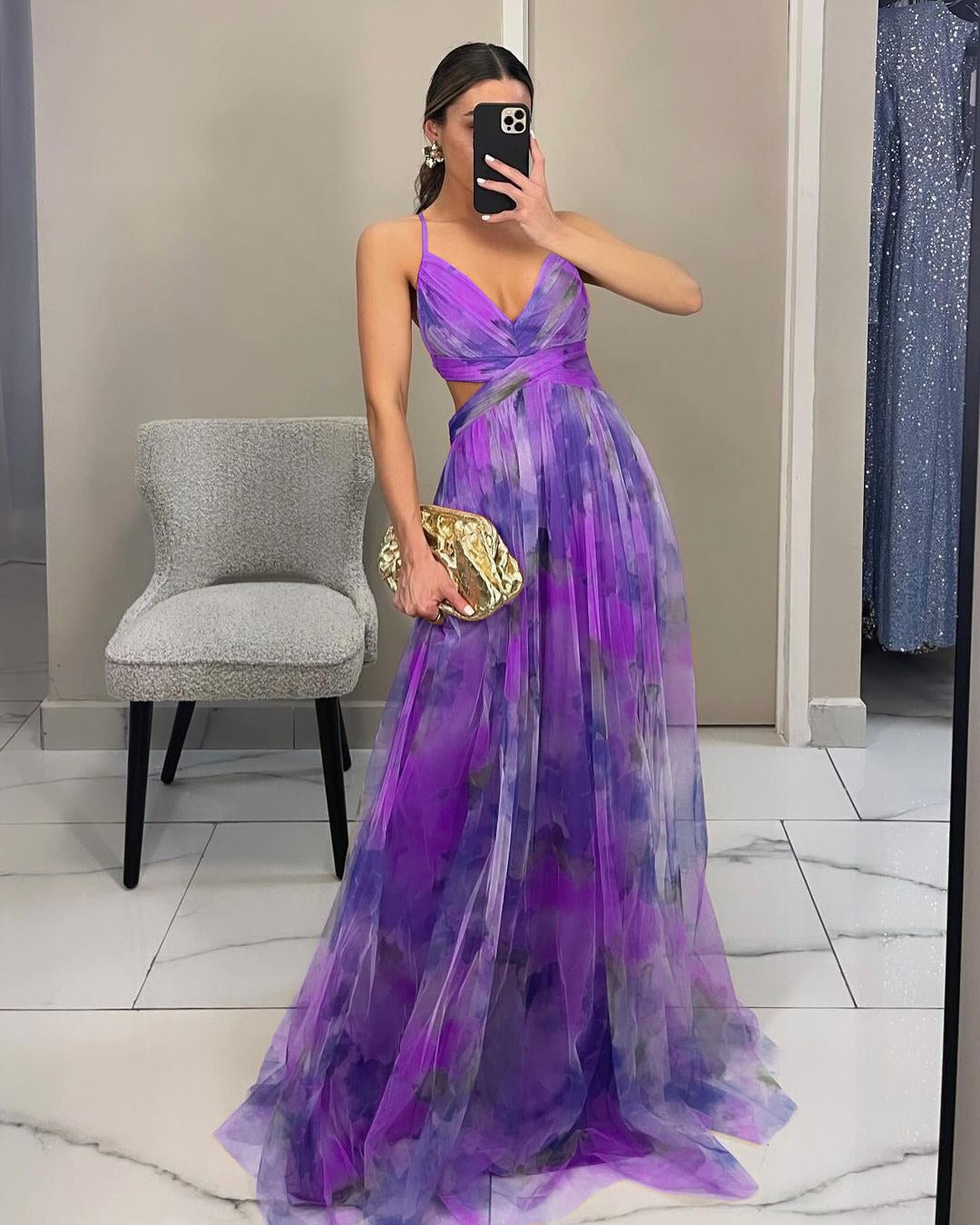 Sommerfeld | Chiffon Maxi Kleid