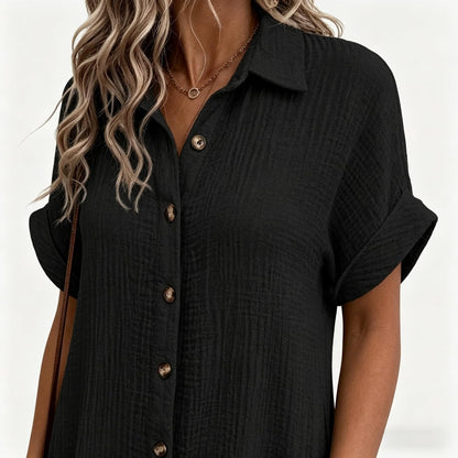 Pluma | Vestido Camisa Casual y Ligero para Mujer