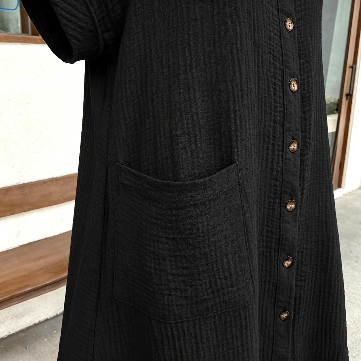 Pluma | Vestido Camisa Casual y Ligero para Mujer
