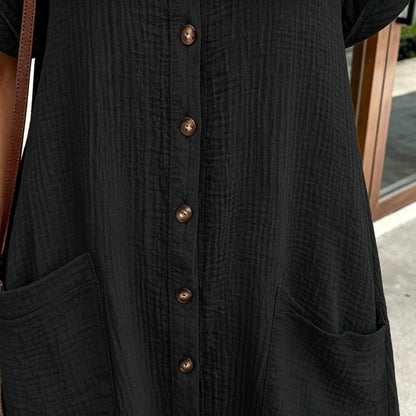 Pluma | Vestido Camisa Casual y Ligero para Mujer