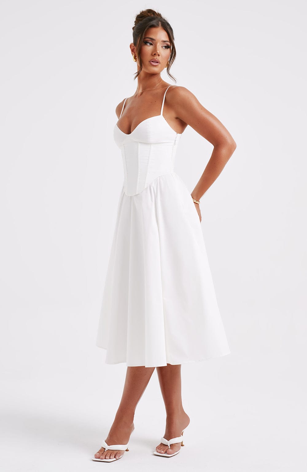 Sommerfeld | Elegantes Midi Kleid im Corset Stil